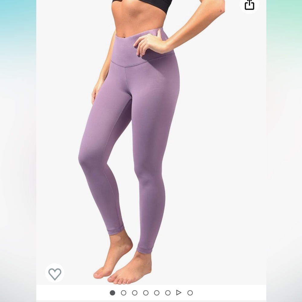 90 Degree By Reflex Ankle Length High Waist Power Flex Leggings - 7/8 Tummy.